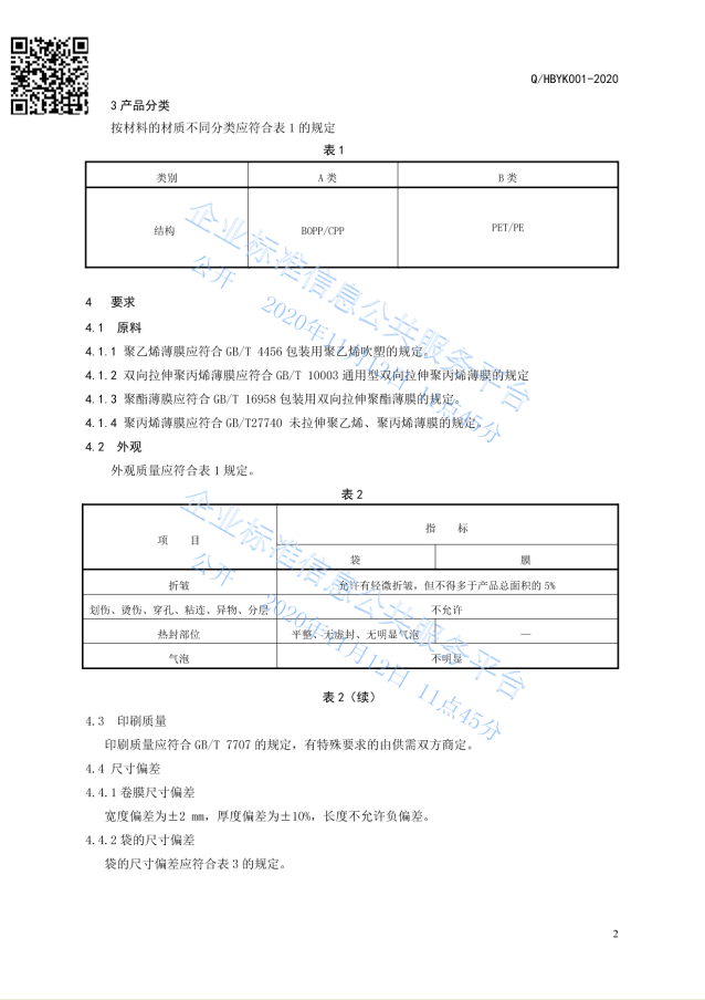 已備案企標